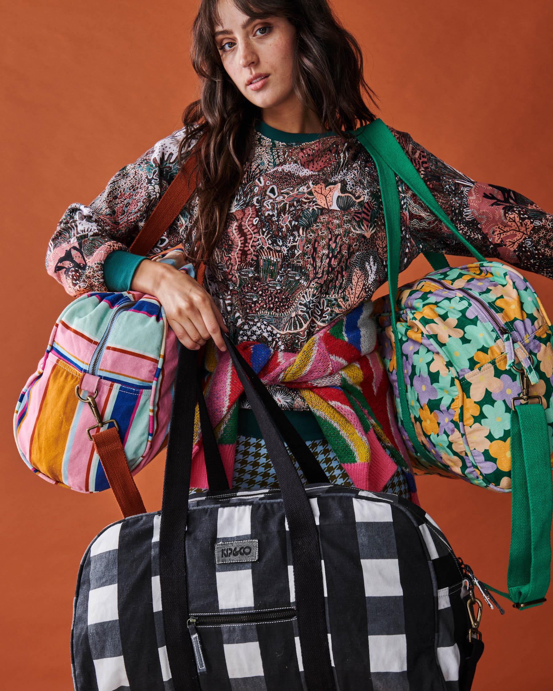 KIP & CO - DUFFLE BAG - JAIPUR STRIPE