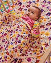 Load image into Gallery viewer, KIP &amp; CO - ORGANIC COTTON SNUGGLE BLANKET - PANSY
