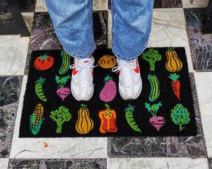 KIP & CO - COIR DOOR MAT - VEGIE PATCH