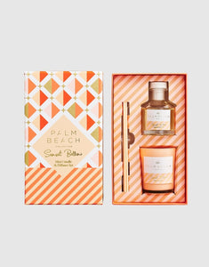 PALM BEACH COLLECTION - MINI CANDLE & DIFFUSER GIFT PACK - SUNSET BELLINI
