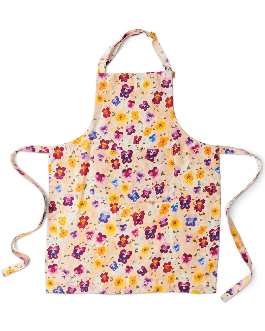 KIP & CO - LINEN APRON - PANSY
