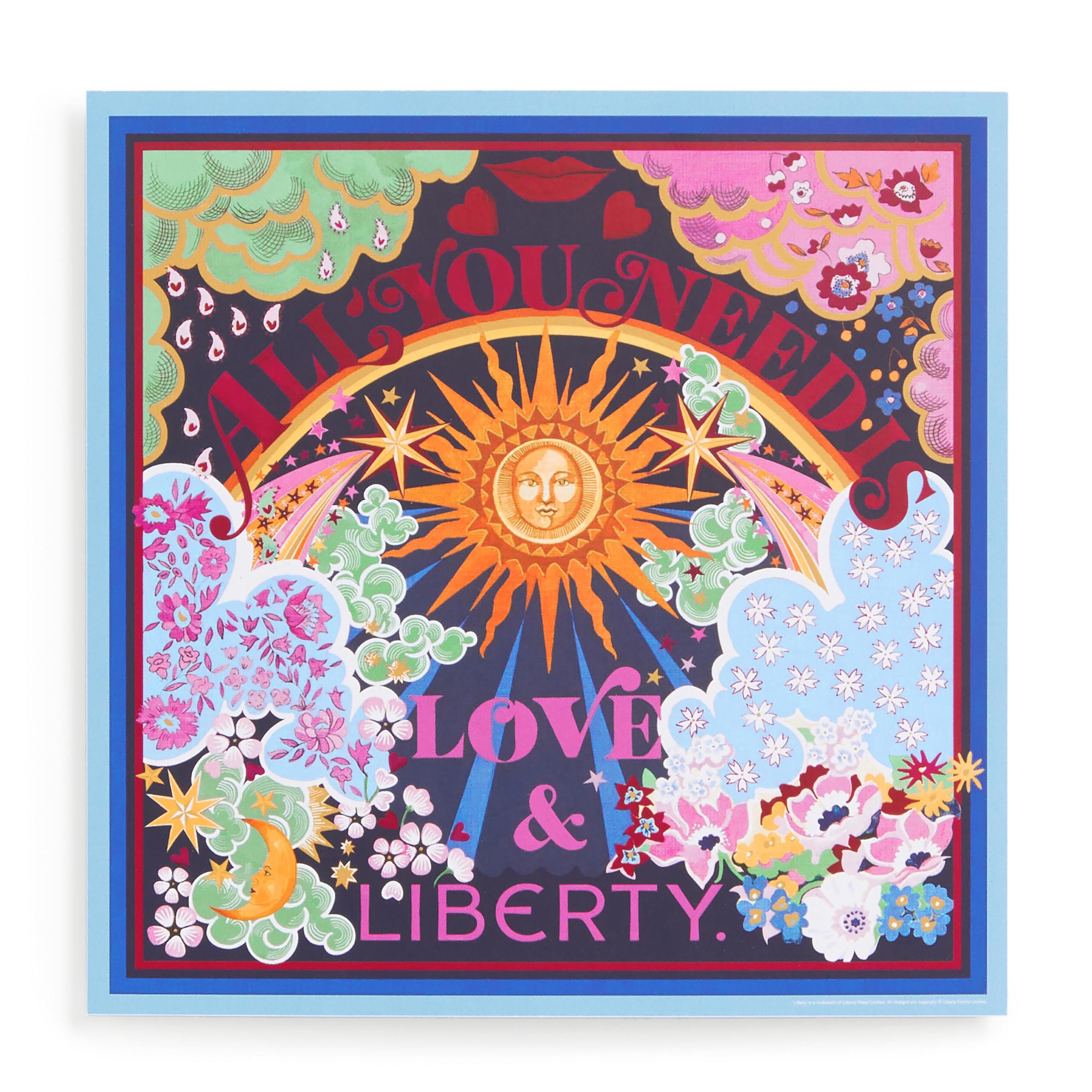 LIBERTY ALL YOU NEED IS LOVE AND LIBERTY 500  PIECE BOOK PUZZLE