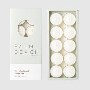 PALM BEACH COLLECTION - CLOVE & SANDALWOOD TEALIGHT PACK