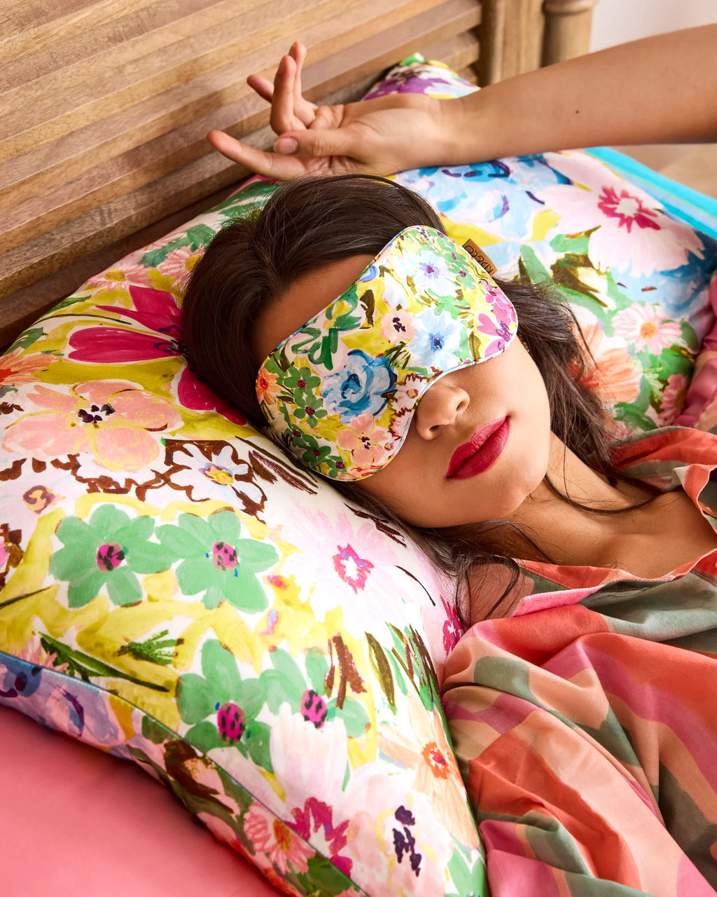 KIP & CO - SILK PILLOWCASE - ALFRESCO