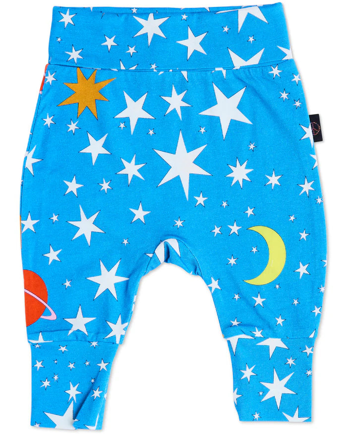 KIP & CO - STAR & MOON ORGANIC DROP CROTCH PANT