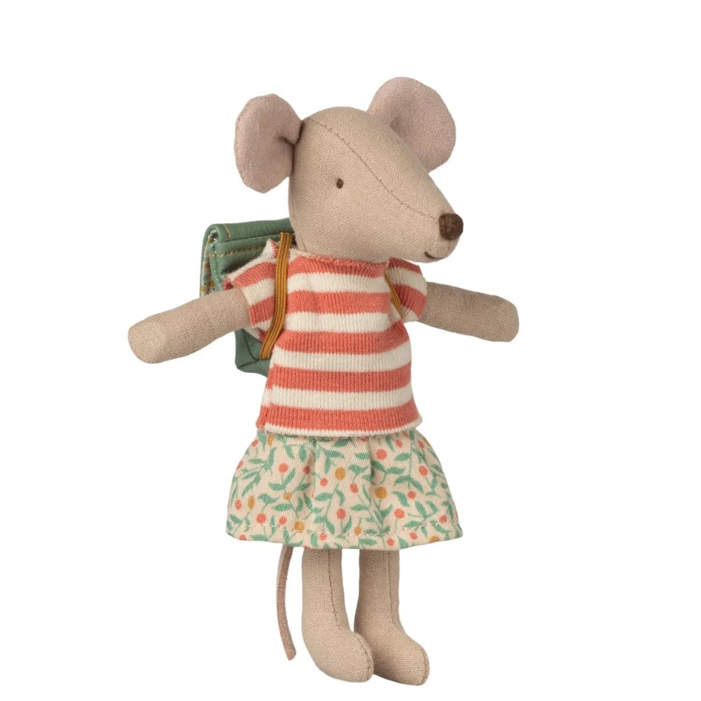 MAILEG - TRICYCLE MOUSE - BIG SISTER GREEN