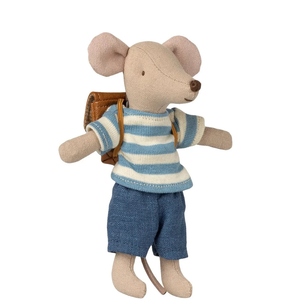 MAILEG - TRICYCLE MOUSE - BIG BROTHER BROWN