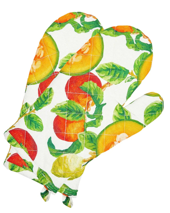 BONNIE & NEIL - ROCKMELON OVEN GLOVES -   (SET OF 2)