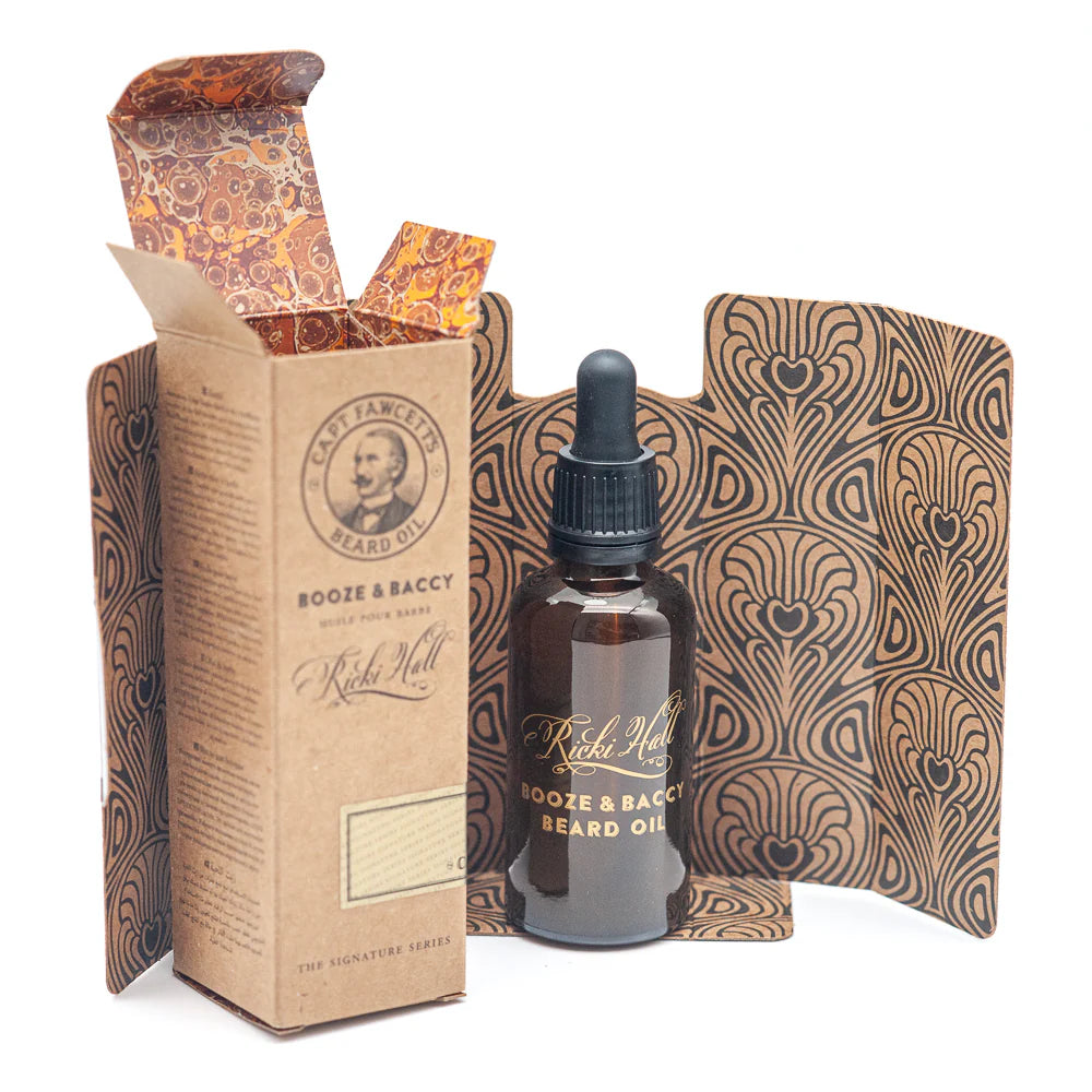 CAPTAIN FAWCETT - BOOZE & BACCY BEARD OIL - 50ML