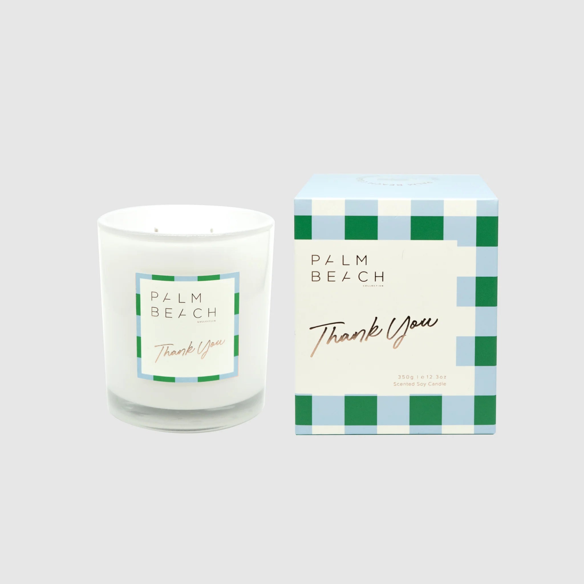 PALM BEACH COLLECTION - THANK YOU SCENTED CANDLE 350g