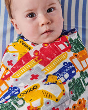 Load image into Gallery viewer, KIP &amp; CO - BAMBOO SWADDLE - BIG WHEELS
