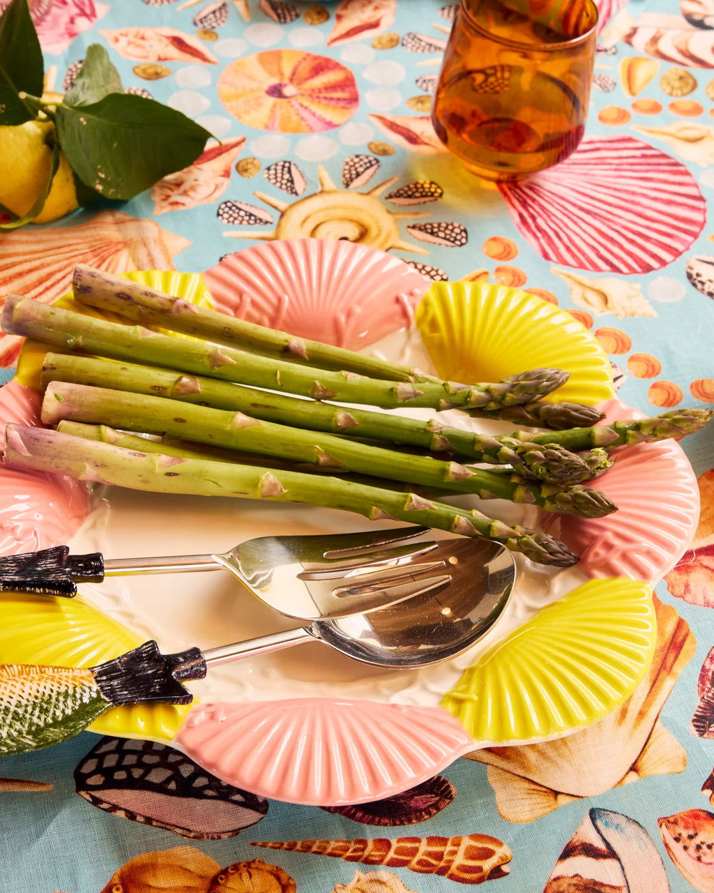 KIP & CO - SALAD SERVERS - FISHY