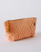 KIP & CO - VELVET TOILETRY PURSE - MELON