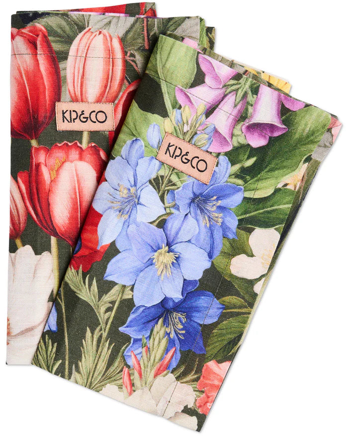 KIP & CO - COTTAGE GARDEN EDEN 4P NAPKIN SET