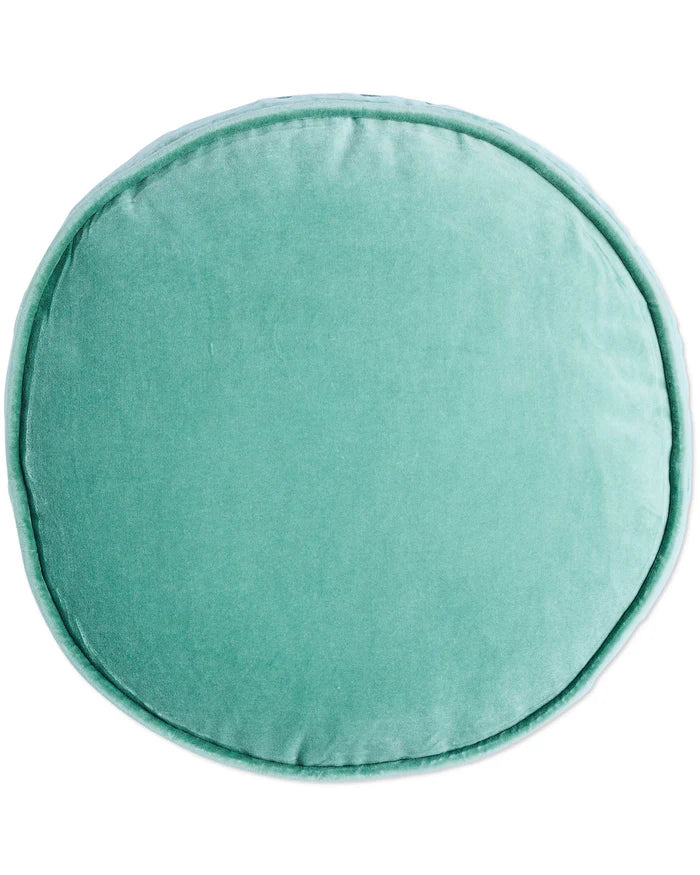 KIP & CO - VELVET PEA CUSHION - PISTACHIO