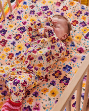 Load image into Gallery viewer, KIP &amp; CO - ORGANIC LONG SLEEVE ZIP ROMPER - PANSY
