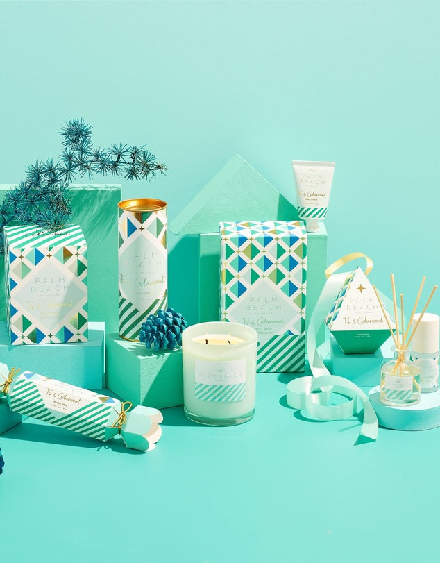 PALM BEACH COLLECTION - MINI CANDLE & DIFFUSER GIFT PACK - FIR & CEDARWOOD