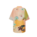 WANDERING FOLK - ANNIE EVERINGHAM OVER SWIM SHIRT - PASTEL SEA