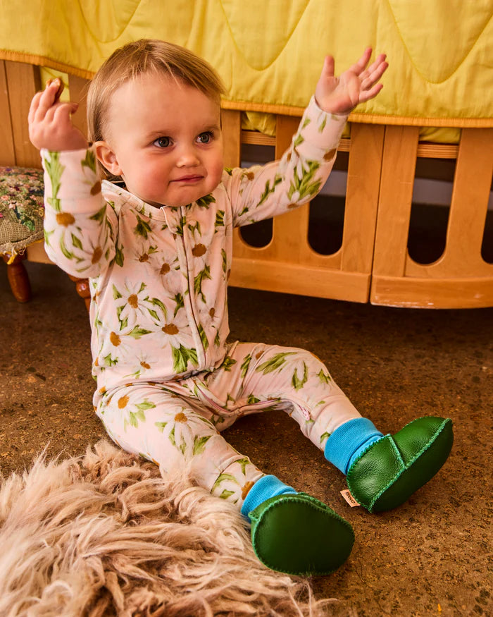 KIP & CO - BABY BOOTIES - GREEN