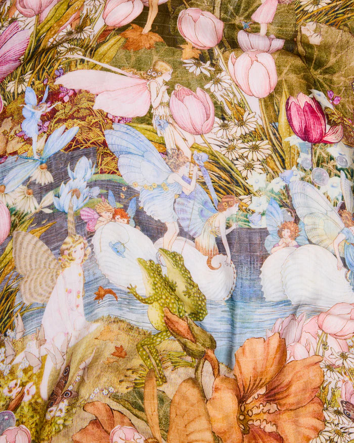 KIP & CO X FAIRYLAND - FAIRY GARDEN BAMBOO SWADDLE