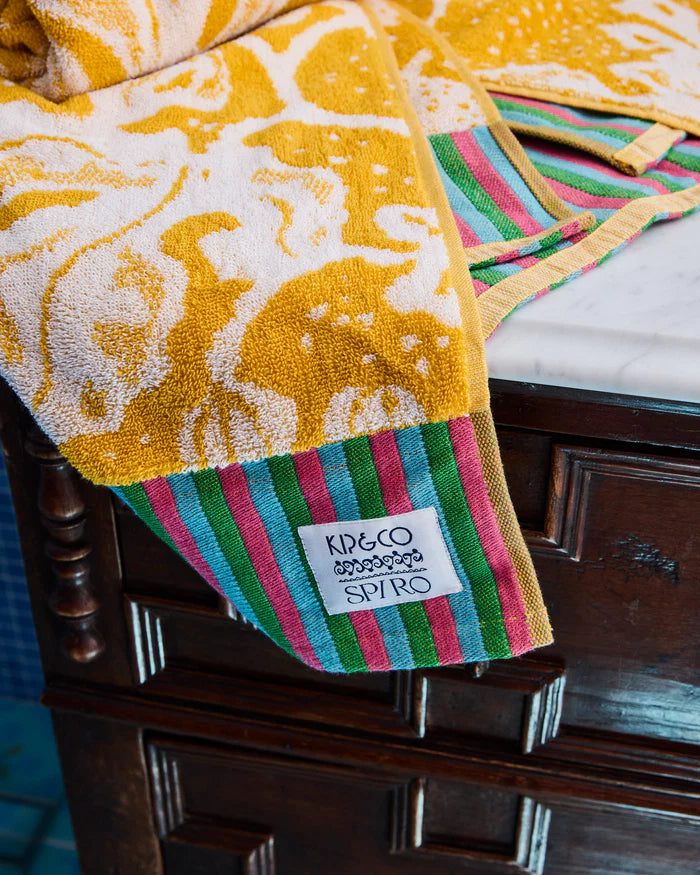 KIP & CO x ANNA SPIRO - ELSTERNWIG FIG TERRY BATH TOWEL