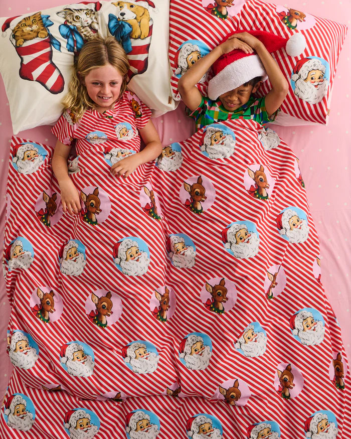 KIP & CO - FESTIVE FUR BABIES ORGANIC PILLOWCASE