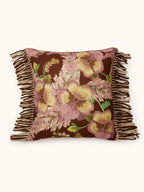 BONNIE & NEIL - MOUNTAIN FLORAL 50CM CUSHION - COCOA