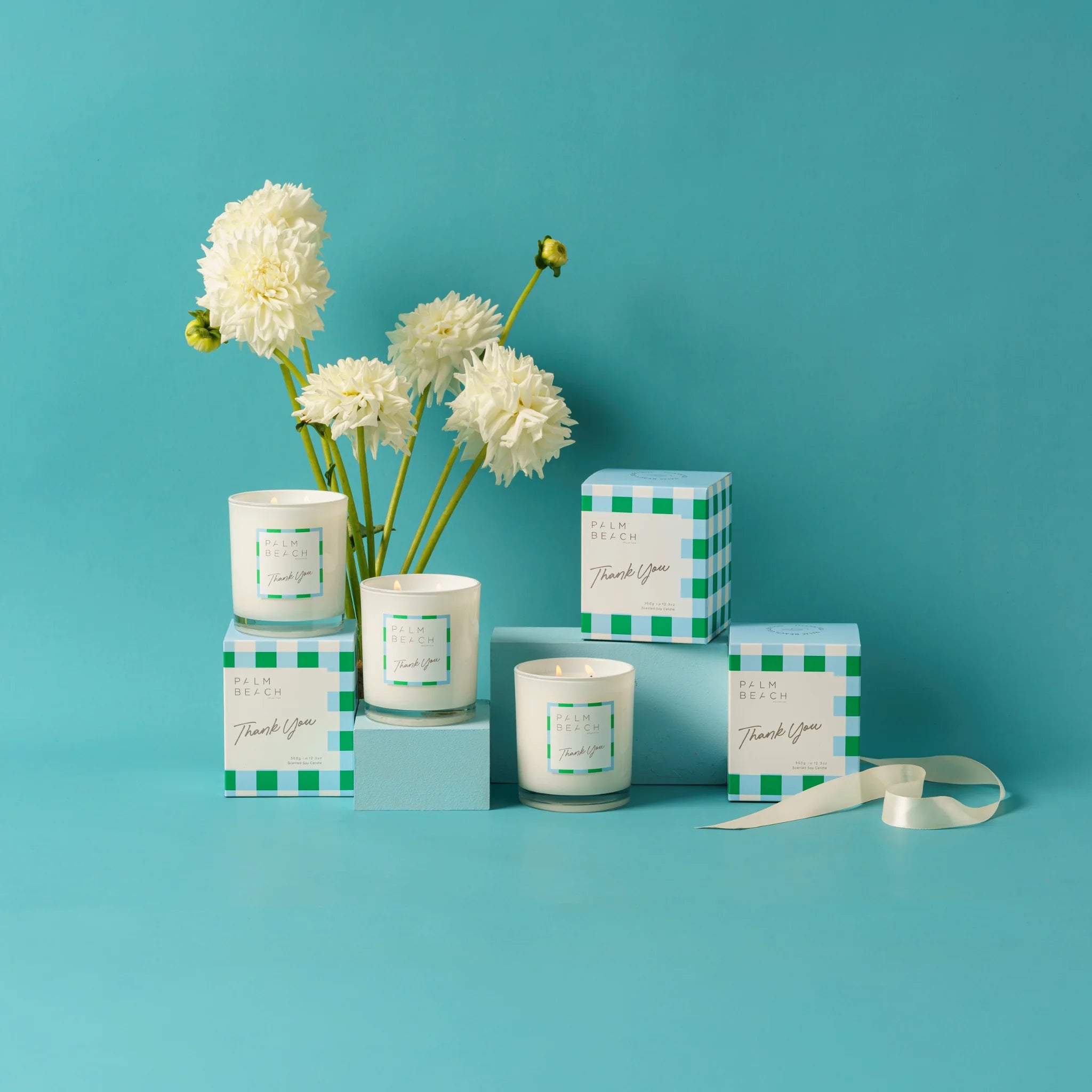 PALM BEACH COLLECTION - THANK YOU SCENTED CANDLE 350g