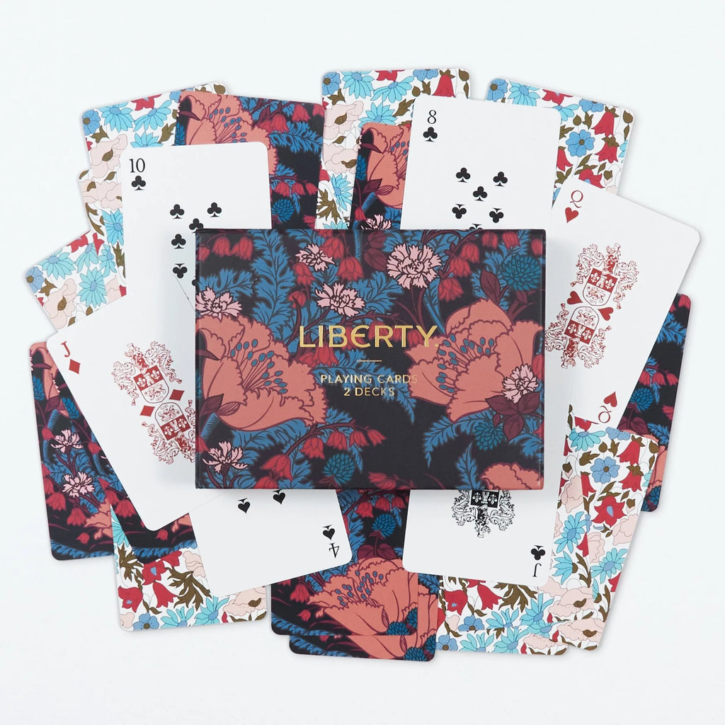 LIBERTY FLORAL PLAYING CARD SET