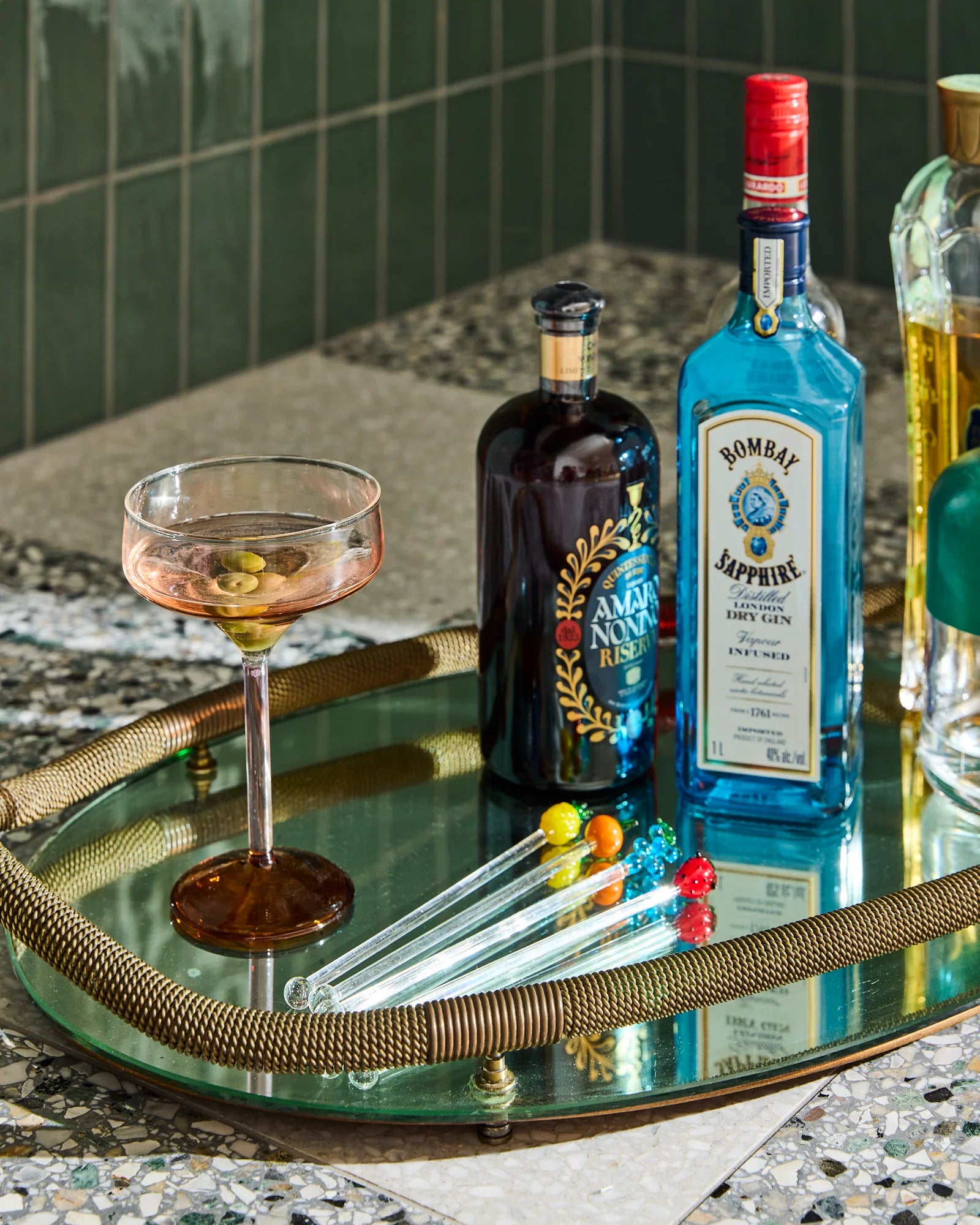 KIP & CO - SWIZZLE STICKS 4P SET - TUTTI FRUTTI