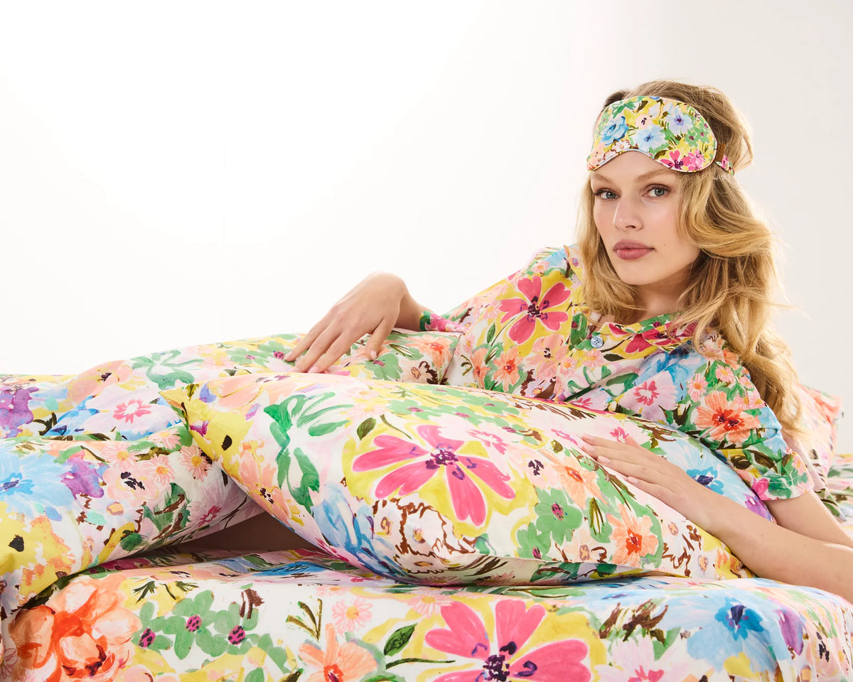 KIP & CO - SILK PILLOWCASE - ALFRESCO