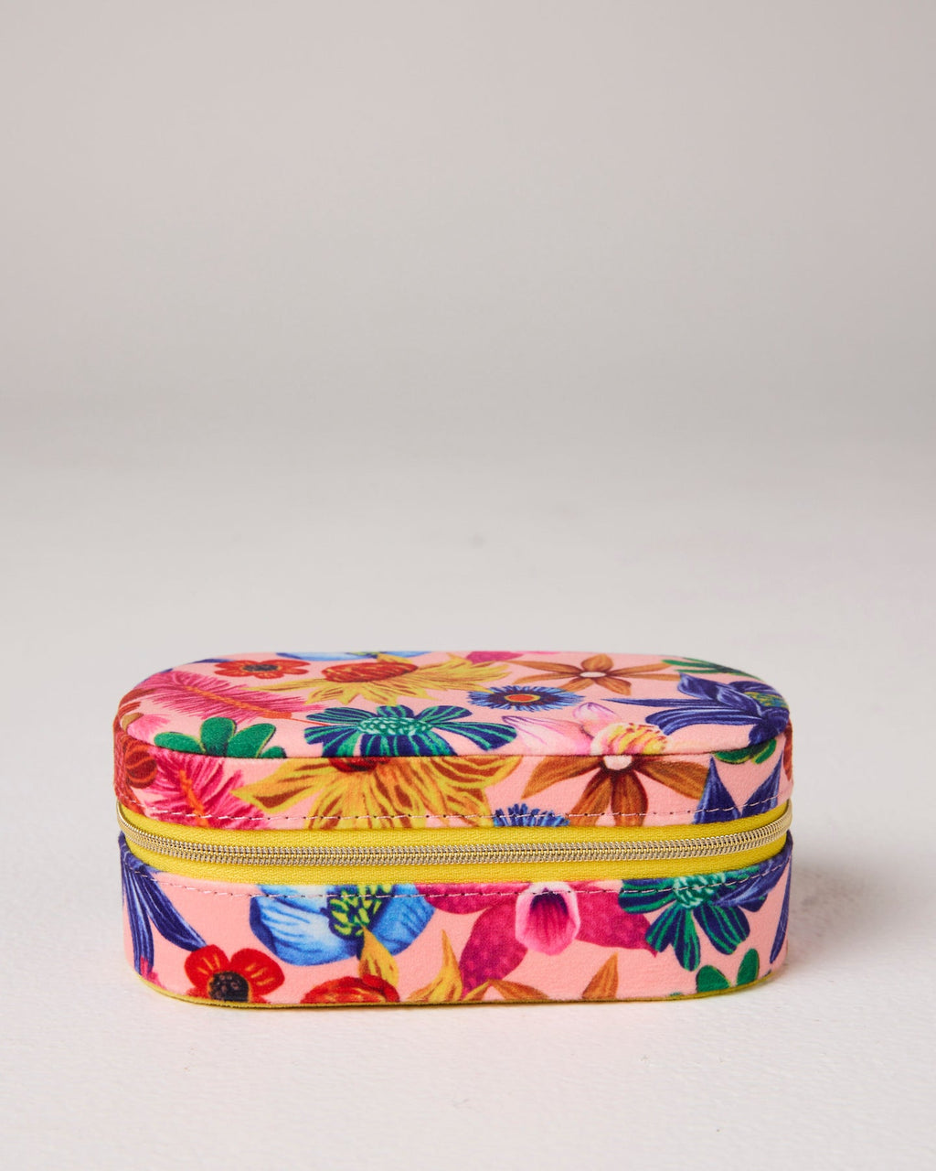KIP & CO - TRAVEL VELVET JEWELLERY BOX - WILD FLOWERS IN BLOOM