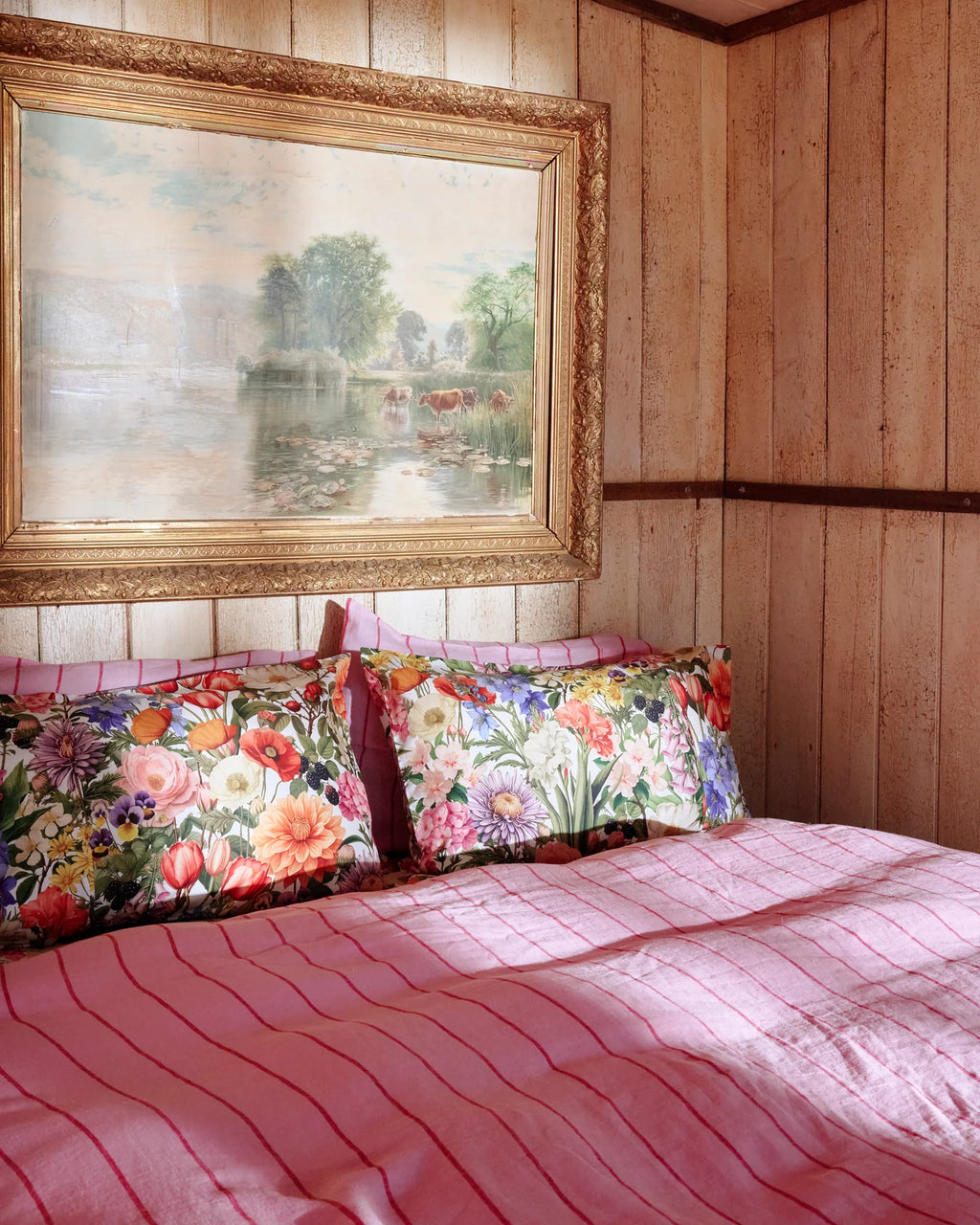 KIP & CO - ORGANIC COTTON STD PILLOWCASE SET- COTTAGE GARDEN