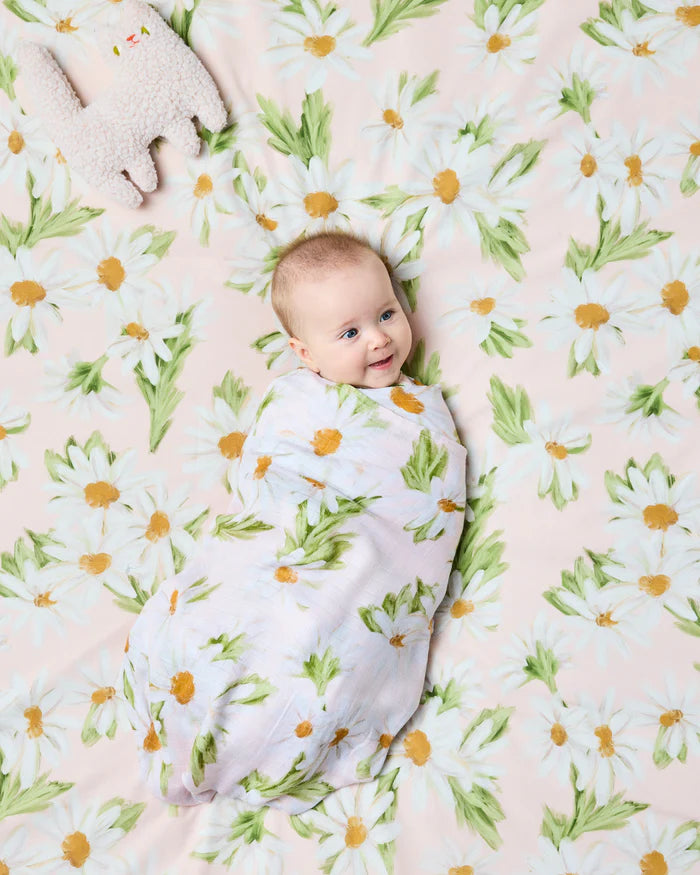 KIP & CO - SWEET DAISY BAMBOO SWADDLE