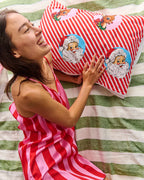 KIP & CO - I LOVE CHRISTMAS SPOT ORGANIC PILLOWCASE