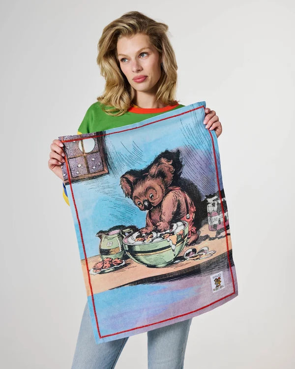 KIP & CO X BLINKY BILL - TEA TOWEL - LATE NIGHT SNACK