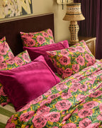 KIP & CO - GOLDEN PEONY ORGANIC COTTON QUILT COVER