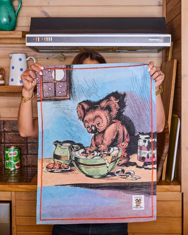 KIP & CO X BLINKY BILL - TEA TOWEL - LATE NIGHT SNACK