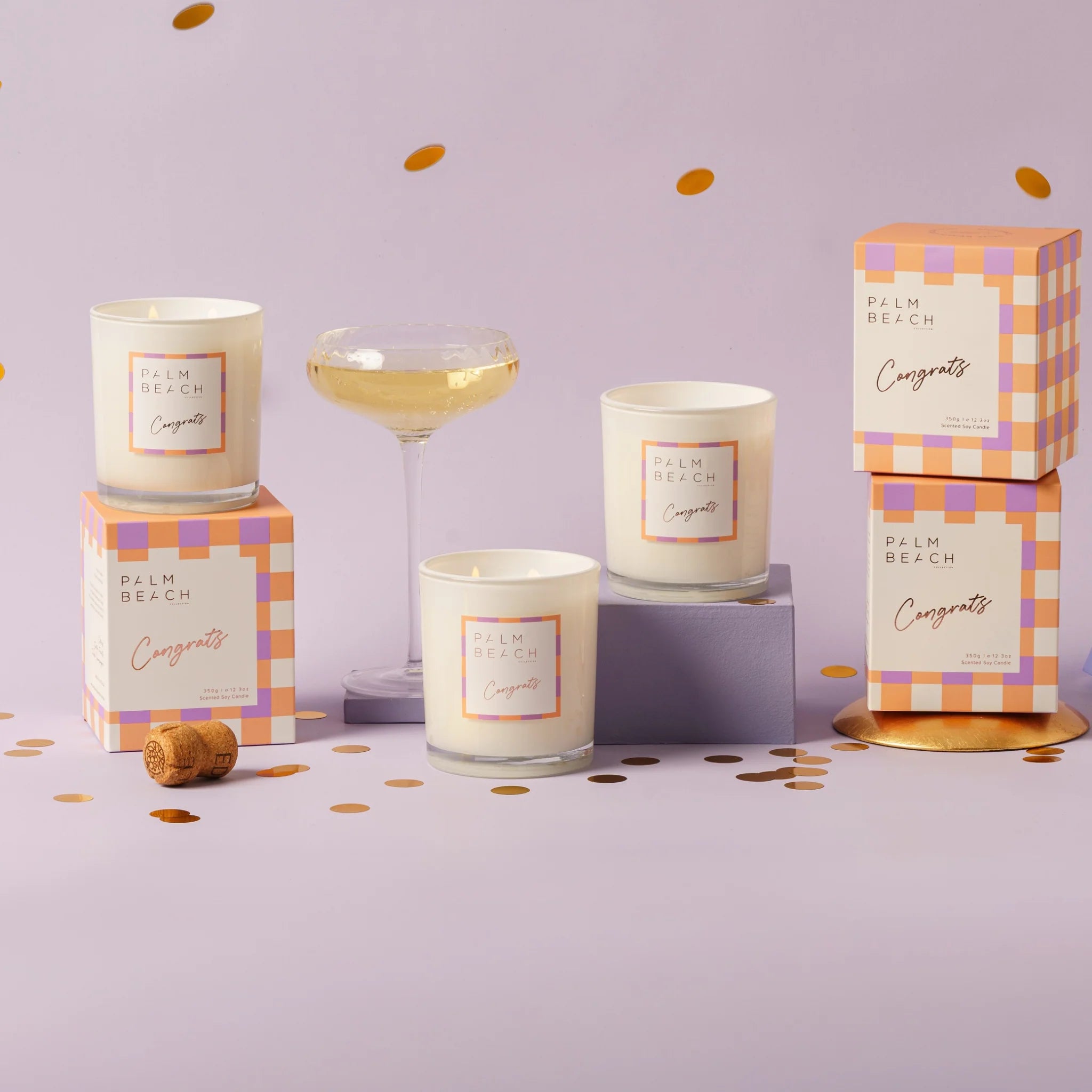 PALM BEACH COLLECTION - CONGRATS SCENTED CANDLE 350g