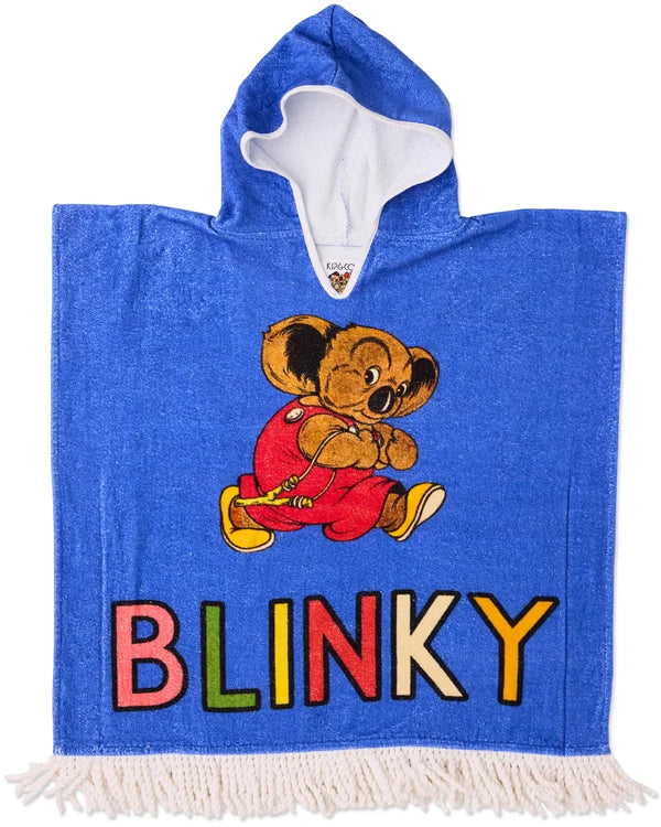 KIP & CO X BLINKY BILL - PRINTED KIDS TERRY PONCHO - BLINKY