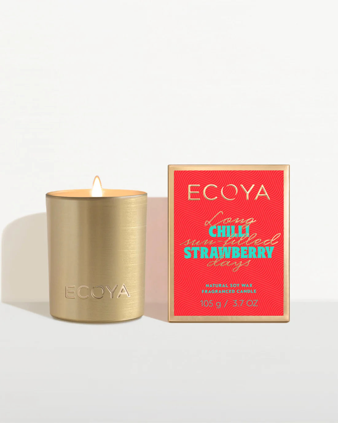 ECOYA - HOLIDAY: CHILLI STRAWBERRY MINI GOLDIE CANDLE