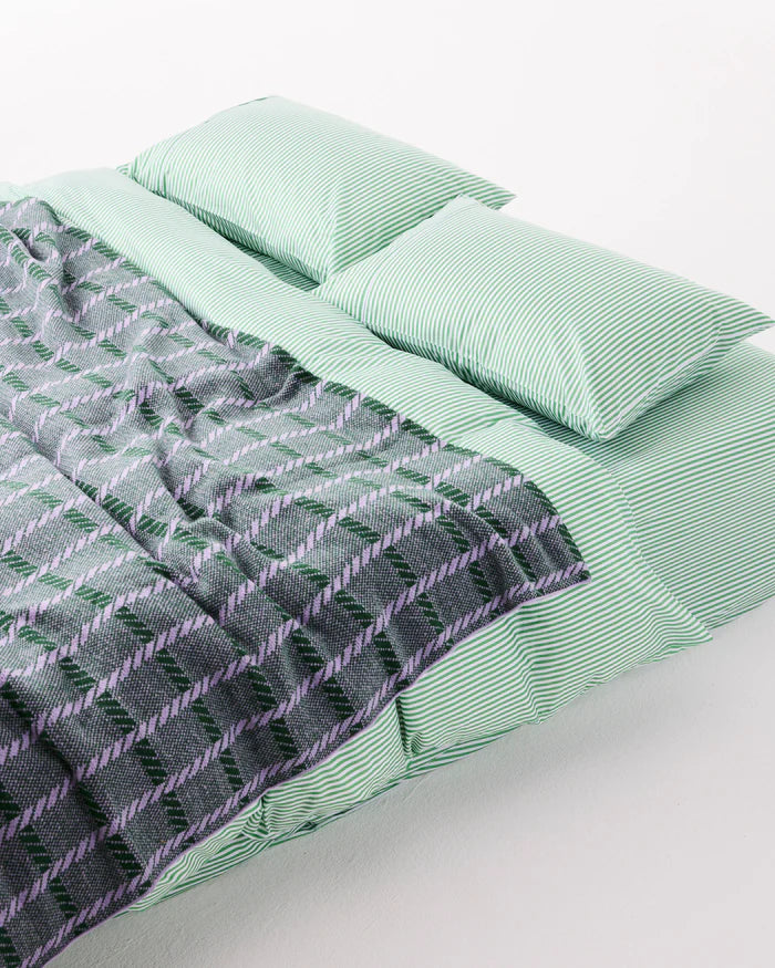 KIP & CO - ORGANIC COTTON FLAT SHEET -TARRAGON