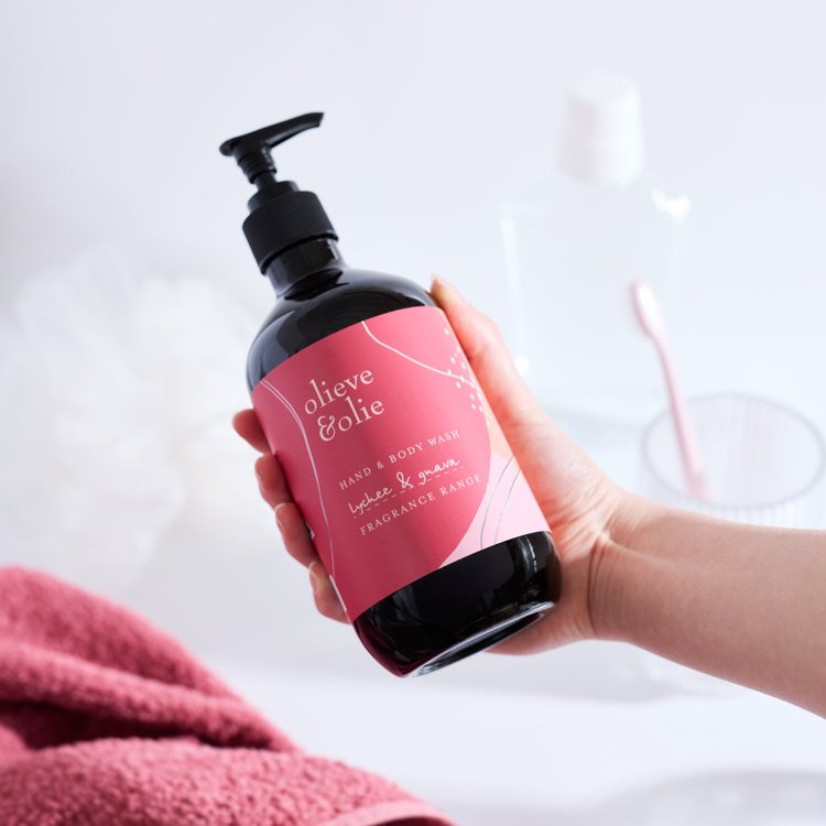 OLIEVE & OLIE - LYCHEE & GUAVA LIMITED EDITION HAND & BODY WASH