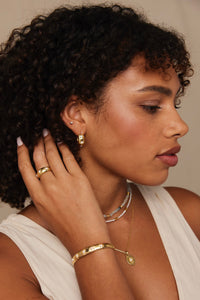 TONIMAY - ALINA OPAL GOLD HOOPS