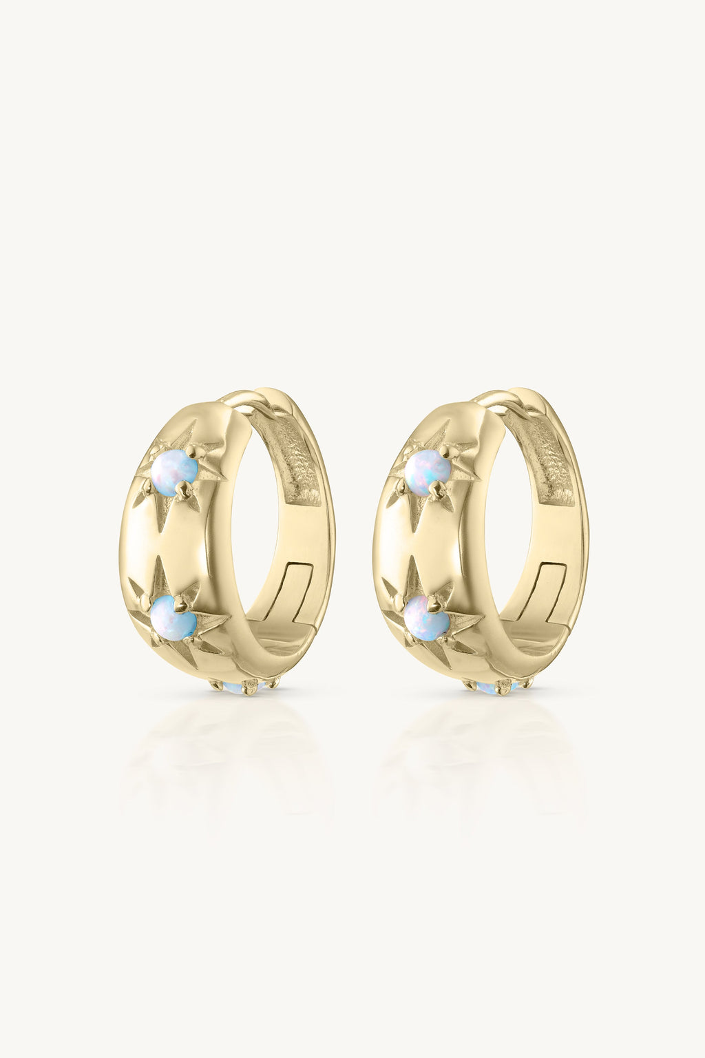 TONIMAY - ALINA OPAL GOLD HOOPS