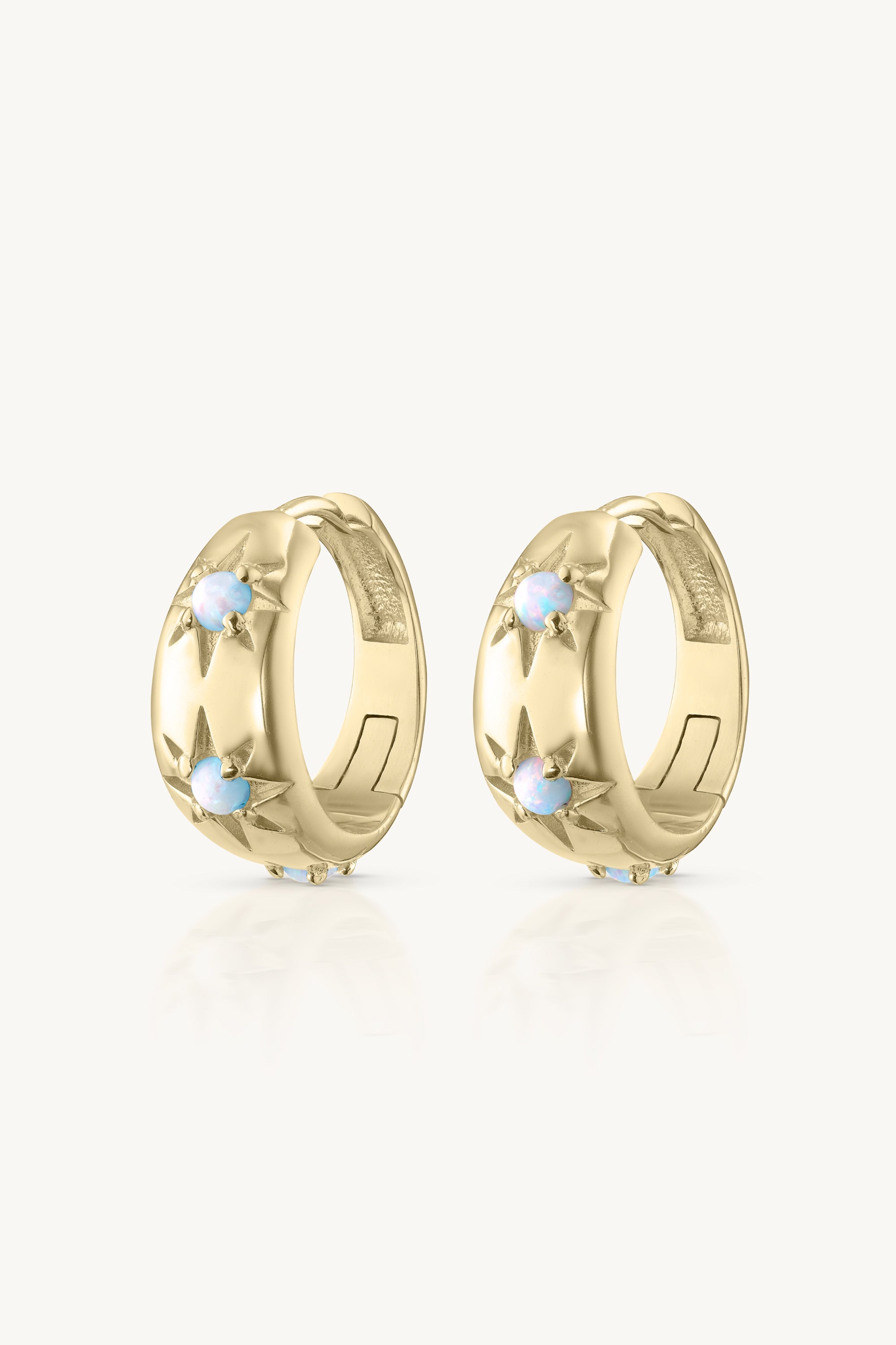 TONIMAY - ALINA OPAL GOLD HOOPS