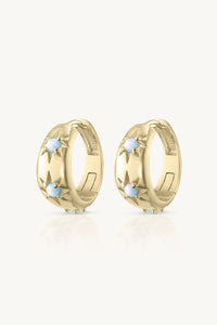TONIMAY - ALINA OPAL GOLD HOOPS