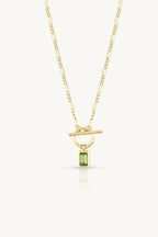 TONIMAY - APATITE GOLD TOGGLE NECKLACE