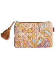 Load image into Gallery viewer, KIP &amp; CO - VELVET COSMETIC PURSE - PAISLEY PARADISE
