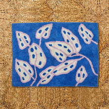 Load image into Gallery viewer, BONNIE &amp; NEIL - BATH MAT - SPOTTED BEGONIA BLUE
